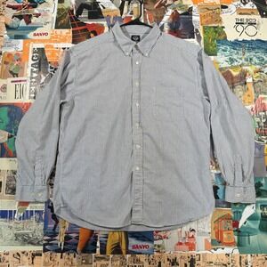 Dockers XL Mens Button Down‎ Shirt Striped Long Sleeve Casual Top
